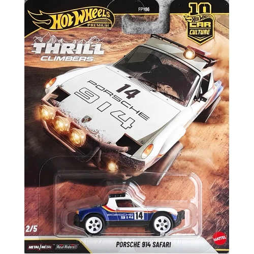 Hot Wheels 1/64 10th Anniversary 2026 Q Case – Thrill Climbers 5 - Porsche 914 Safari