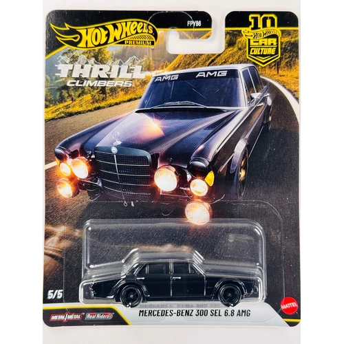 Hot Wheels 1/64 10th Anniversary 2026 Q Case – Thrill Climbers 5 - Mercedes-Benz 300 SEL 6.8 AMG
