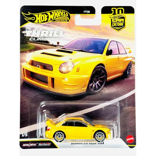 Hot Wheels 1/64 10th Anniversary 2026 Q Case – Thrill Climbers 5 - Subaru Impreza WRX