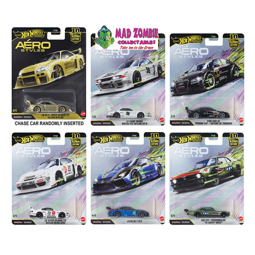 Hot Wheels 1/64  Car Culture 10th Anniversary 2026 U Case – Areo Style Assortment FACTORY SEALED CASE (CHANCE OF A CHASE) - PRE-ORDER