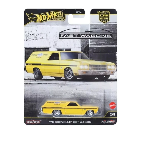 Hot Wheels 1/64 Car Culture 2025 J Case – HW FAST WAGONS - 70 Chevelle SS Wagon