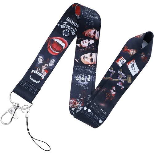Vampire Diaries Lanyard Keychain Strap