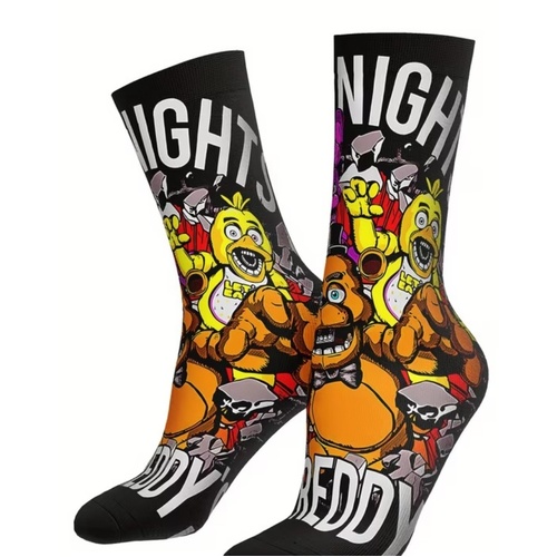 Five Night at Freddy's Calf High Socks - Cast