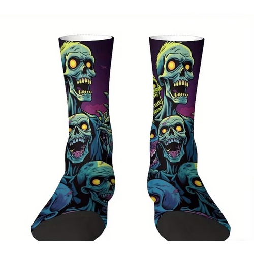 Zombie Calf High Socks