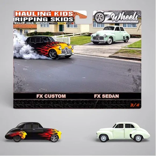 Oz Wheels - FSD Release 2 Twin Sets - Hauling Kids Ripping Skids - FX Custom & FX Sedan
