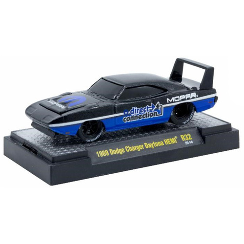 M2 Machine 1/64 Scale Ground Pounders Release 32 - 1969 Dodge Charger Daytona HEMI - Direct Connections - MOPAR