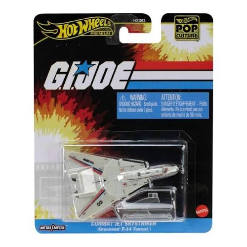 Hot Wheels 1/64 Pop Culture K Case 2025 - GI Joe - Combat Jet Skystriker