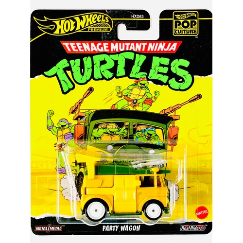 Hot Wheels 1/64 Pop Culture K Case 2025 - TMNT - Party Wagon