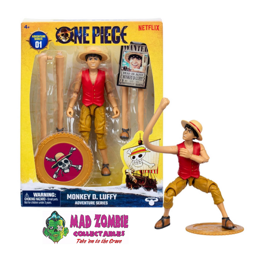 One Piece Netflix Adventure Series 1 Action Figure - Monkey D Luffy