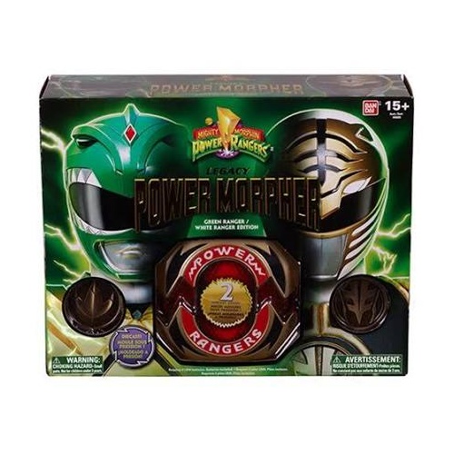 Power Rangers Mighty Morphin Legacy Green and White Ranger Morpher 2-Pack 2018