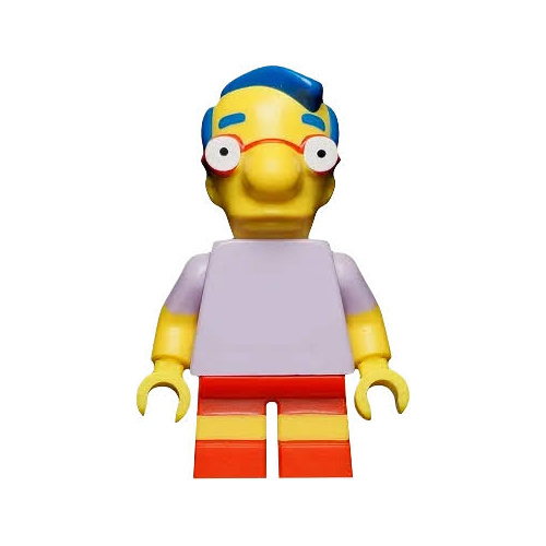 The Simpsons Series 1 - LEGO Collectable Minifigures - Milhouse Van Houten - Loose