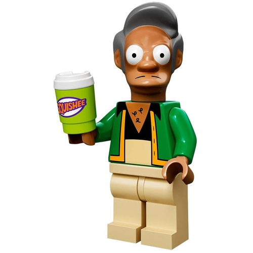 The Simpsons Series 1 - LEGO Collectable Minifigures - Apu Nahasapeemapeti - Loose