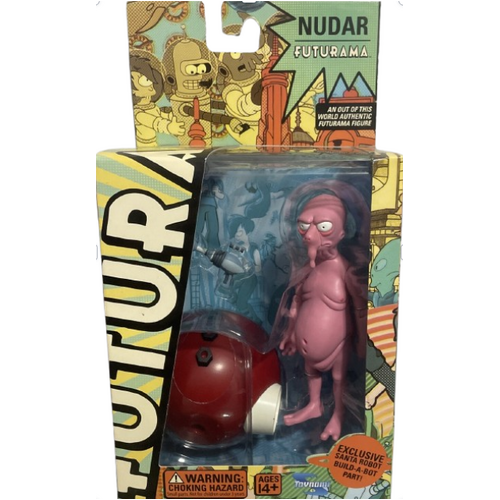 Fututama Toynami 2008 Action Figure - Santa Robot Build a Bot - Nudar