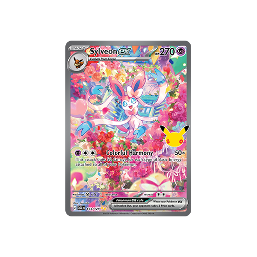 Pokémon TCG 30th Celebration Collection - Sylveon ex Special Illustration Rare - 153/128