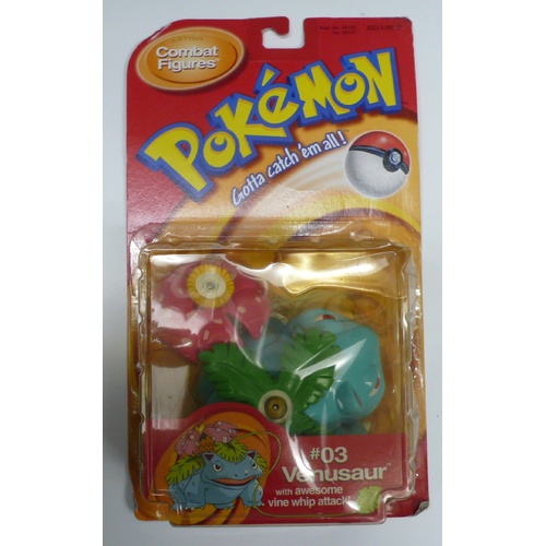 Pokekon Vintage 2000 Combat Action Figure - #3 Venusaur