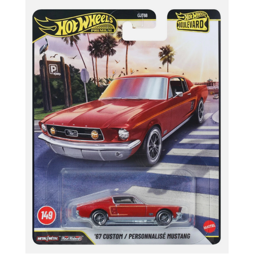 Hot Wheels 1/64 Boulevard #149 ’67 Custom / Personnalisé Mustang