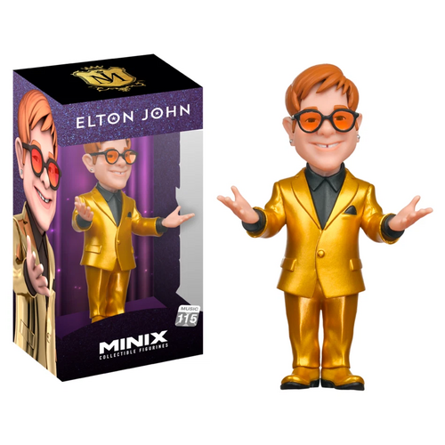 Elton John MINIX Collectable Figure - Gold Suit Version 115
