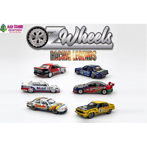 Oz Wheels 1/64 Scale Diecast - FSD2 Racing Legends (Set of 6) - (PRE-ORDER)