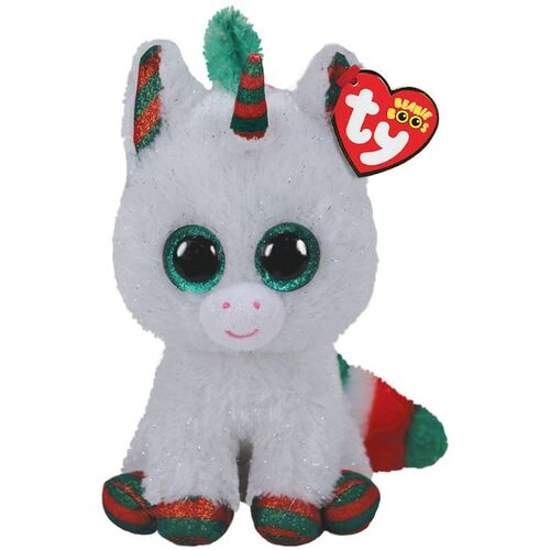TY Beanie Boos Regular Christmas Snowfall Unicorn Plush