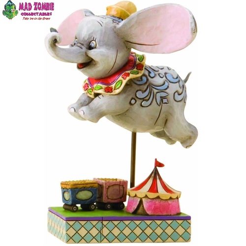 Jim Shore Disney Traditions - Dumbo -Faith in Flight Personality Pose Statue