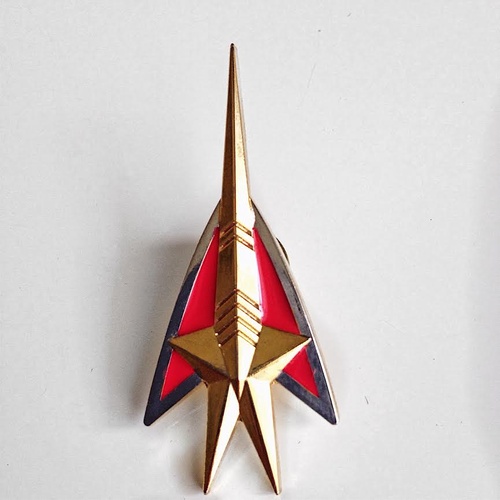 Star Trek: The Next Generation Red Squadron Member Cloisonne Metal Pin