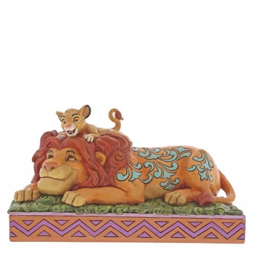 Jim Shore Disney Traditions - Simba & Mufasa - A Father's Pride
