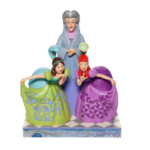 Jim Shore Disney Traditions - Cinderella - Lady Tremaine, Anastasia & Drizella Statue