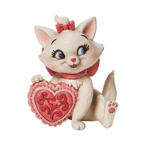 Jim Shore Disney Tradition - Aristocats - Marie Holding Heart Mini Figurine