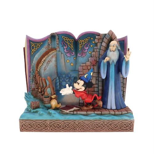 Jim Shore Disney Tradition - Fantasia - Sorcerer Mickey Storybook Statue