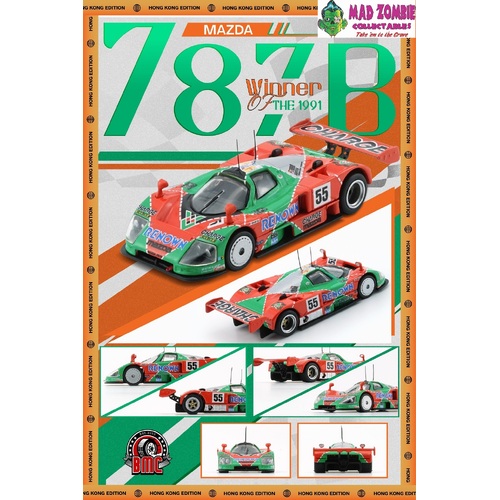 BM Creations 1/64 Scale - Mazda 787b Winner of the 1991 24 hours of Le Mans #55 