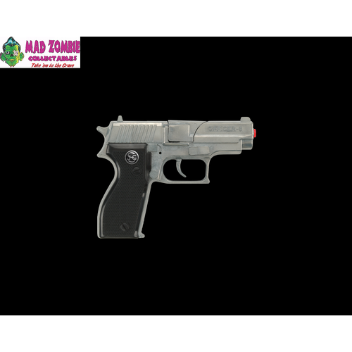 Schroedel - Walther Pistol - 8-Shot Black/Gray (Cap Gun)