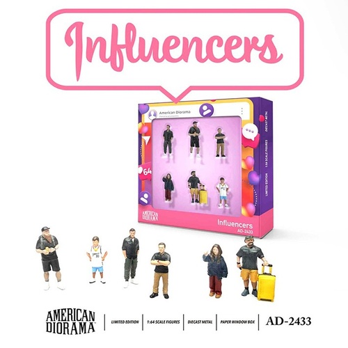 American Diorama 1/64  - Influencers - PRE-ORDER