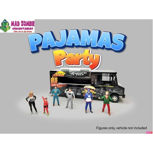 American Diorama 1/64  -  Pajamas Party - PRE-ORDER