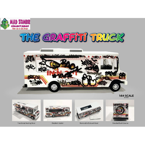American Diorama 1/64  - Food Truck series – Graffiti Style
