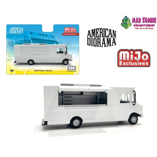 American Diorama 1/64  - Food Truck - Plain white 