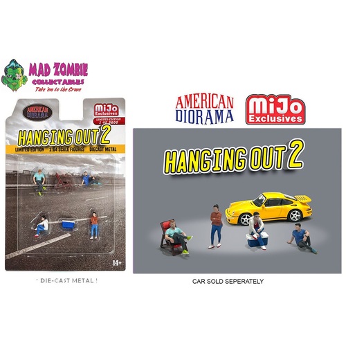 American Diorama 1/64  - Hanging Out 2 – MiJo Exclusives Limited Edition 3,600