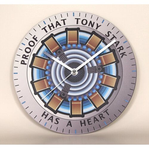 Iron Man Tony Stark Has a Heart Wall Clock