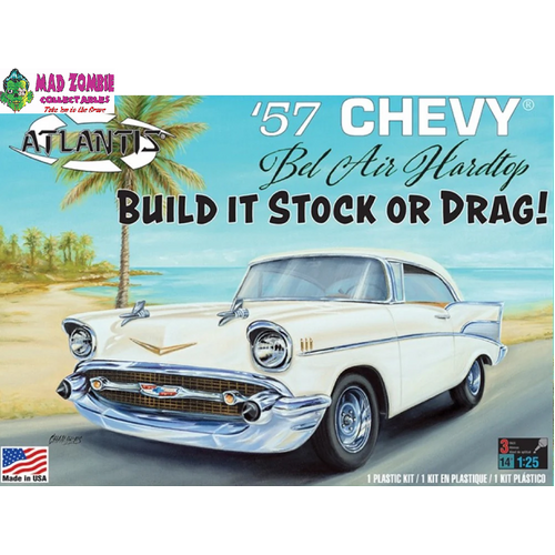 Atlantis 1/25 1957 Chevy Bel Air Plastic Model Kit