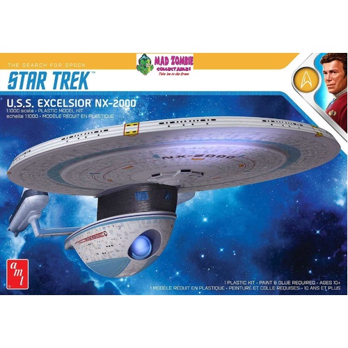 Star Trek 1/1000 Star Trek U.S.S. Excelsior Plastic Model Kit - PRE-ORDER