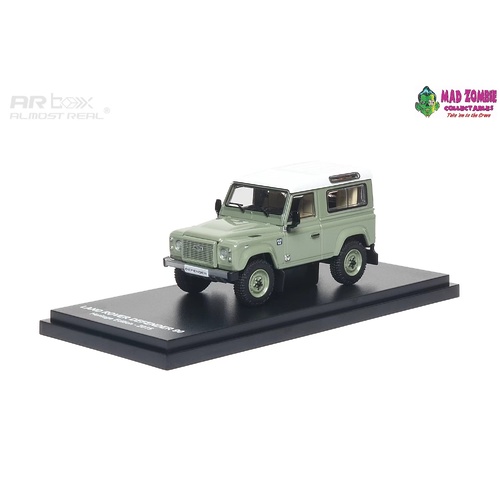 AR Box 1/64 Scale - Land Rover Defender 90 Heritage Edition 2015 Green - (PRE-ORDER)
