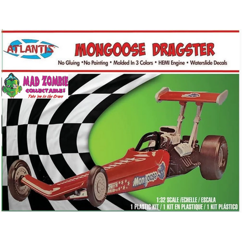 Atlantis Models 1/32 Snap American Rail Dragster