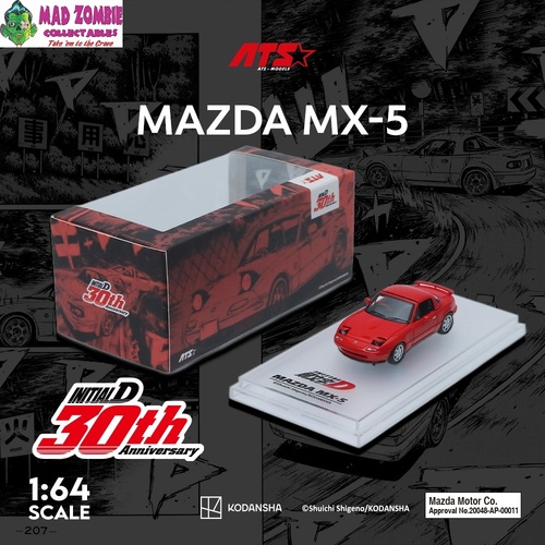ATS 1/64 - Initial D - Kai Kogashiwa Mazda MX-5 (PRE-ORDER)