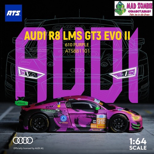 ATS 1/64 - AUDI R8 LMS GT3 EVO II -  (PRE-ORDER)