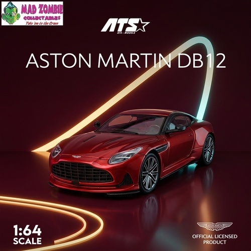 ATS 1/64 - ASTON MARTIN DB12 - Supernova Red - PRE-ORDER