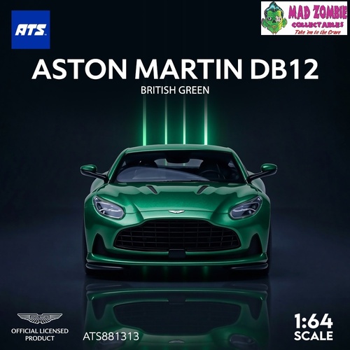 ATS 1/64 - ASTON MARTIN DB12 - British Green - (PRE-ORDER)