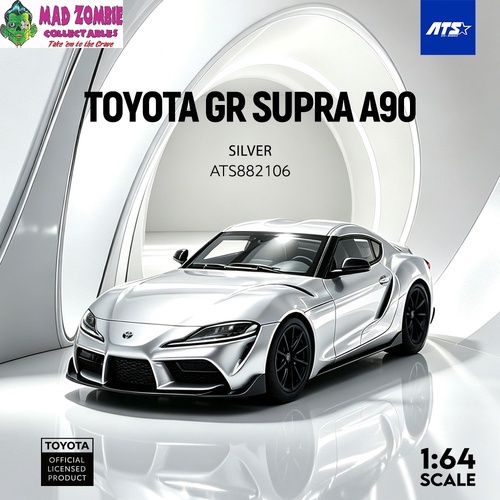 ATS 1/64 - Toyota GR SUPRA A90 - Silver (PRE-ORDER)