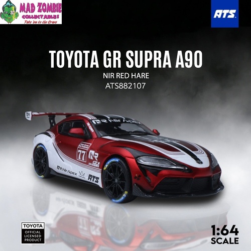 ATS 1/64 - TOYOTA GR SUPRA A90 - Nir Red Hare -  (PRE-ORDER)
