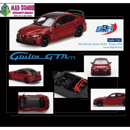 BBR Models - Alfa Romeo Giulia GTAm Rosso GTA