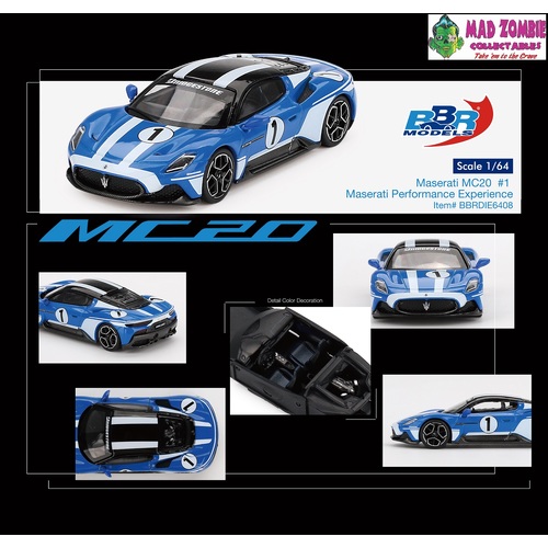 BBR Models - Maserati MC20  #1 Maserati Performance Experience