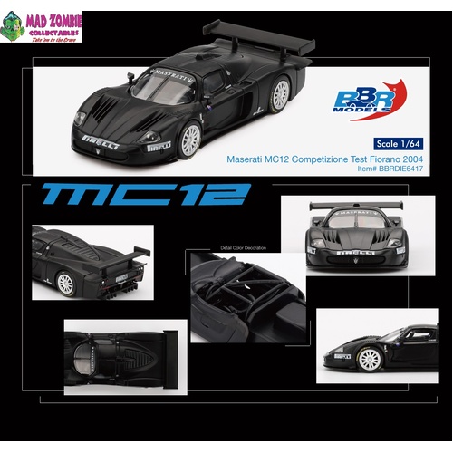 BBR Models - Maserati MC12 Competizione Test Fiorano 2004 - PRE-ORDER